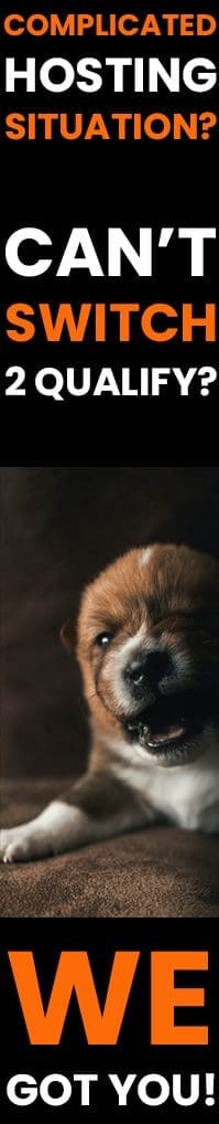 Can't Switch Hosting?